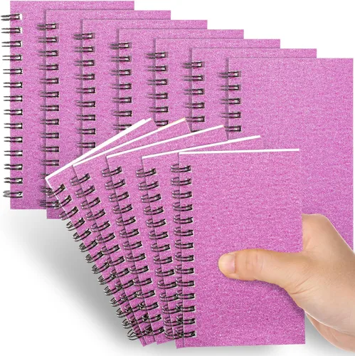 Miniatura 29 de Jutom 18 piezas de pequeños cuadernos en espiral, blocs de notas 3x5 a granel, pequeños cuadernos de bolsillo, mini blocs de notas con páginas