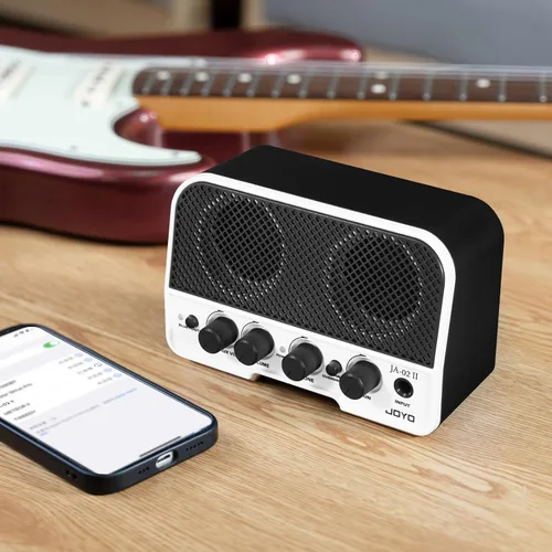 Miniatura 7 de JOYO Mini Amplificador de Guitarra Eléctrica 5W Pequeño Amplificador de Guitarra para Práctica con Bluetooth, Canales Limpios y Overdrive, Portátil