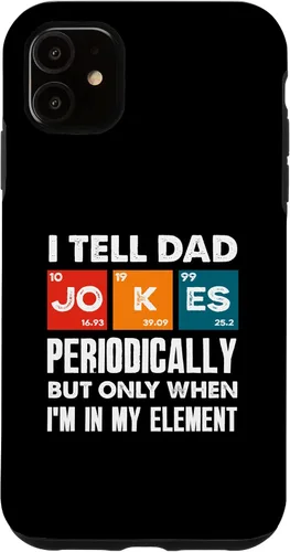 Miniatura 6 de Funda para iPhone 12/12 Pro I Tell Dad Jokes Periódicamente Divertida funda para papá