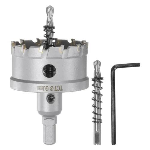 Miniatura 40 de HARFINGTON Cortador de carburo de sierra de agujero de metal de 0.472 in / 0.47 pulgadas de diámetro para acero inoxidable, metal, aleación