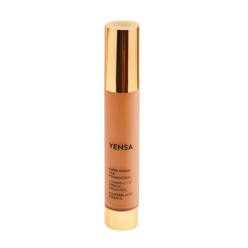 Miniatura 11 de YENSA Base de maquillaje de suero – Base de cobertura completa súper sedosa enriquecida con péptidos, vitamina C y ácido ferúlico para ayudar a