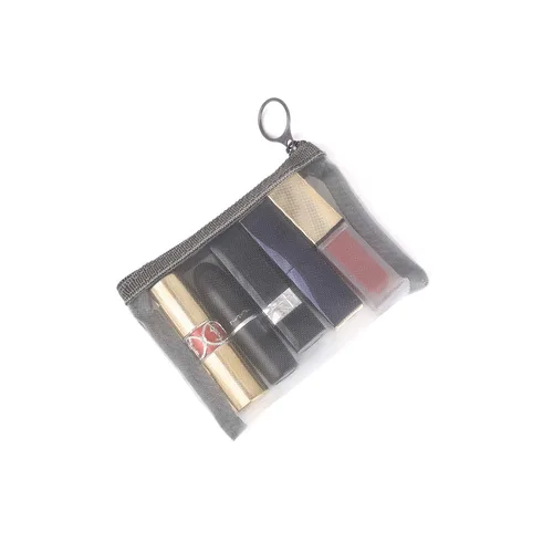 Miniatura 3 de Patu Bolsas de malla con cremallera, organizador de accesorios cosméticos de maquillaje de belleza, kit de aseo de viaje, bolsa de almacenamiento