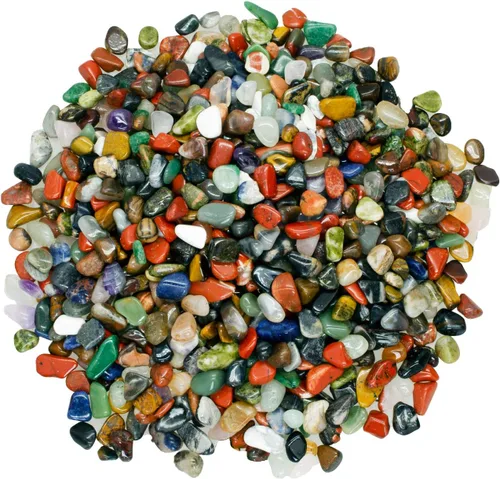 Miniatura 2 de Mezcla de piedras pulidas variadas raras de África de 0.10 a 0.25 pulgadas aproximadamente. Rocas pulidas para artes y manualidades, reiki, wicca