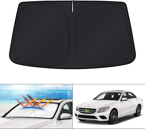 Miniatura 250 de KUST - Parasol plegable para parabrisas para Ford Ranger, accesorios 2019-2025 2026, parasol personalizado para ventana, protector solar plegable