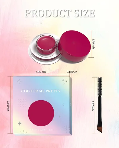 Miniatura 7 de Olla delineador de ojos de gel mate impermeable, gel de cejas color crema de larga duración, pigmentos de alta intensidad a prueba de manchas