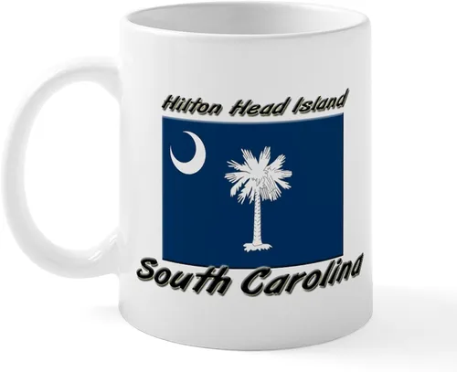 Miniatura 8 de CafePress Taza de café de cerámica de 11 oz (11.0 fl oz) de la bandera de Carolina del Sur Taza con la bandera de Carolina del Sur