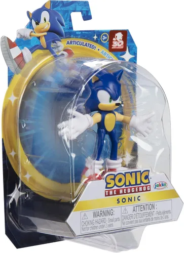 Miniatura 7 de Sonic The Hedgehog Figura de acción de 2.5 pulgadas, juguete coleccionable de Sonic moderno