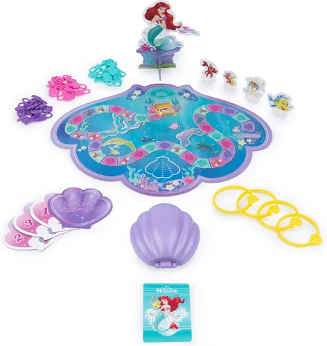 Miniatura 8 de Spin Master Games, Disney Princess, Juego Encantador de Aventura Marina de la Sirenita, Juguetes de Disney Princess para Niños, para 2-4 Jugadores
