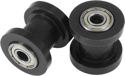 Miniatura 4 de Motoforti 2 unidades de rodillo tensor de cadena de 0.315 pulgadas (0.315 in), polea tensora para motocicletas, Dirt Pit Bike Negro