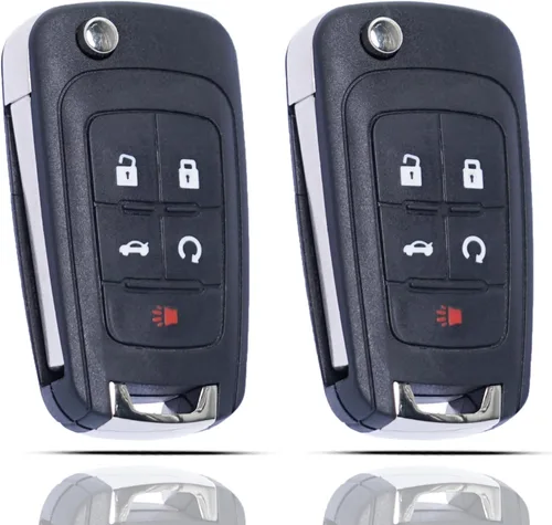 SUPALAND Funda de llave con tapa para Chevrolet Cruze Malibu Equinox Sonic Impala GMC Terrain Buick Lacrosse Regal Verano Encore 2010-2019 Control