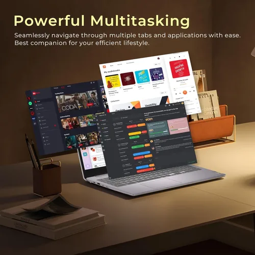 Miniatura 4 de Lenovo Chromebook Premium 15.6" FHD Slim Light Laptop Computer para Negocios y Estudiantes, Intel Celeron N4500, 4GB RAM, Almacenamiento de 192GB