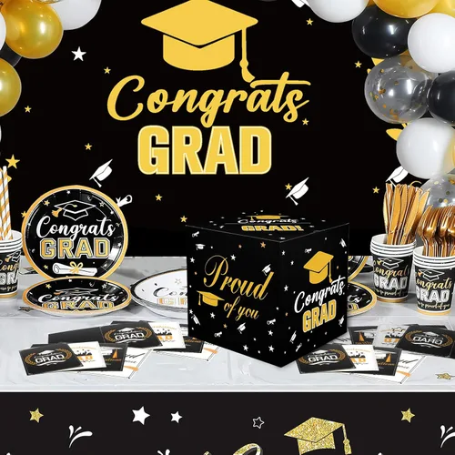 Miniatura 2 de Caja de tarjetas de graduación, decoraciones de fiesta de graduación 2026, cajas de tarjetas para graduación 2026, soporte para caja de graduación