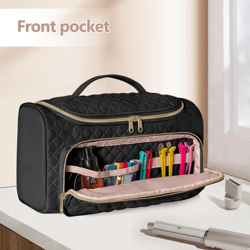 Miniatura 3 de Fasrom Funda de transporte de viaje compatible con el sistema Shark FlexStyle Air Styling & Drying HD430/HD435, bolsa de almacenamiento para secador