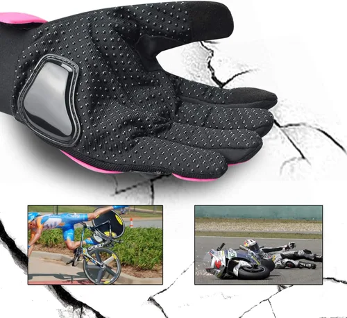 Miniatura 6 de Guantes de motocicleta para mujer con pantalla táctil, para verano, motocicleta de tierra, guantes de dedo completo, carreras en carretera
