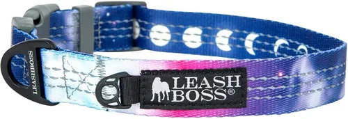 Miniatura 11 de Leash Boss Collar reflectante ajustable para perro, hebilla de liberación rápida y ribetes e hilos reflectantes para perros pequeños, medianos
