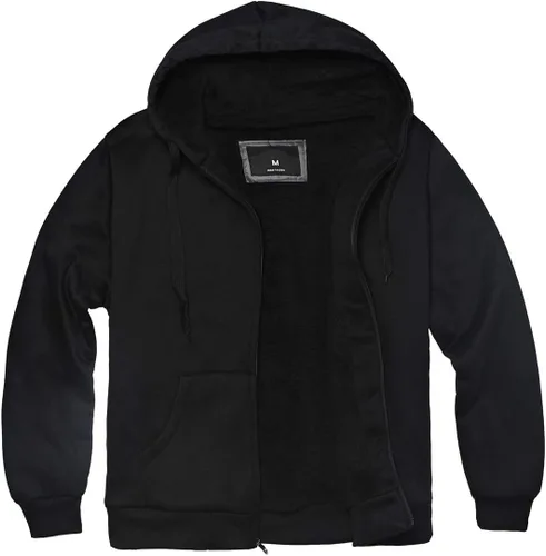 Miniatura 7 de Gary Com - Sudadera con capucha para hombre, diseño con forro polar, cierre completo y mangas largas.