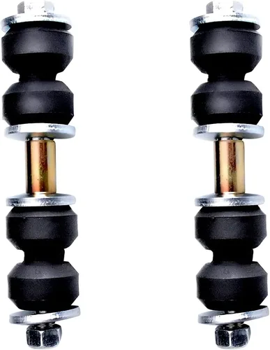 Miniatura 18 de 2 paquetes de kit de enlace de barra estabilizadora Compatible con Jeep TJ 1997-2006, enlace de barra antivuelco delantera Compatible con Jeep