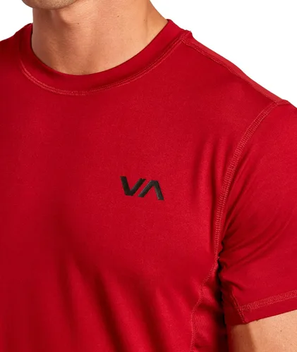 Miniatura 2 de RVCA Camiseta deportiva de manga corta con cuello redondo para hombre