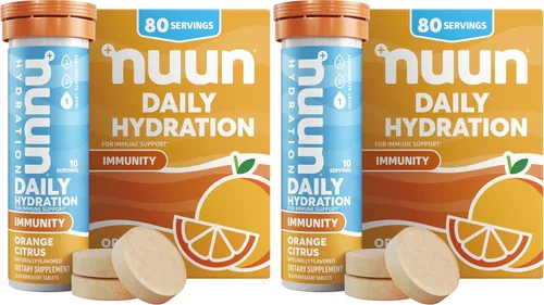 Miniatura 9 de Nuun Inmunidad – Tabletas de electrolitos con vitamina D, C, E y A, jengibre, saúco, magnesio y 4 otros electrolitos esenciales, veganas, cítrico