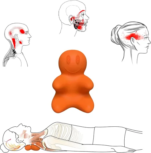 LittleMum Trigger Point Massager Dolly, Neuralgia Occipital de Liberación Miofascial, Dolor de Cuello y Hombros,Dolor de cabeza por tensión, ATM