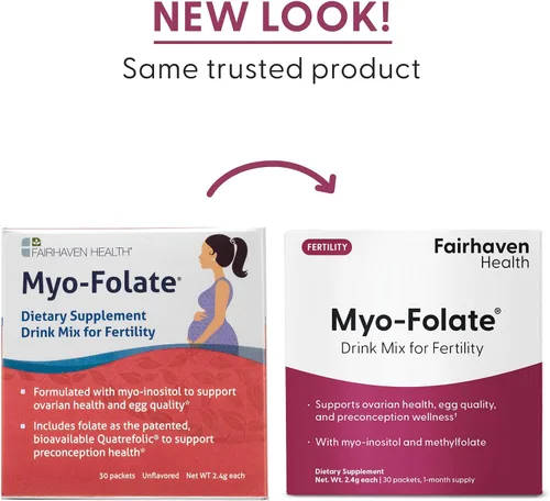 Miniatura 9 de Fairhaven Health Folato y Myo Inositol en polvo para mujeres – 1 por día, suplemento de fertilidad femenina, salud ovárica y calidad de óvulos