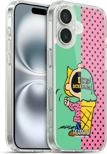 Miniatura 215 de Head Case Designs Funda de gel con licencia oficial de Peanuts Snoopy & Woodstock Halfs and Laughs [protección de grado militar] compatible