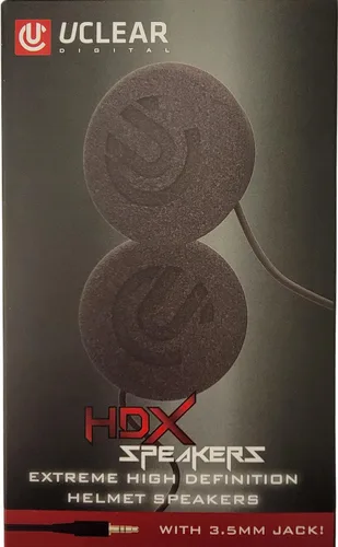 Miniatura 3 de UClear Digital HDX - Juego de altavoces para casco de 1.850 in de diámetro, conector de 0.138 in