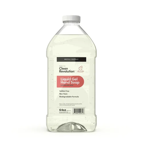 Miniatura 29 de Clean Revolution Jabón de manos en gel líquido, líquido sedoso rico, espuma rápida, enjuague rápido, contiene aceites esenciales reales