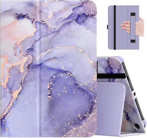 Miniatura 16 de MoKo - Funda compatible con la tablet Kindle Fire HD 8 y 8 Plus (10ª generación, versión de 2020), funda de soporte plegable y diseño delgado
