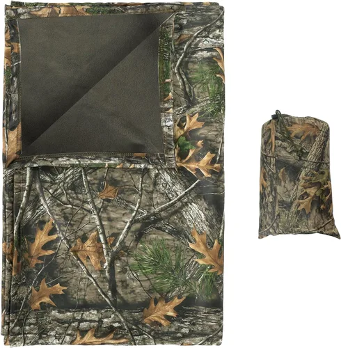Miniatura 15 de LOOGU Manta Camuflaje Impermeable Aislante Forro de Poncho para Camping al Aire Libre, Senderismo, Caza, Supervivencia, Mochileros, Picnic Us