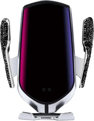 eing Bling Soporte de teléfono para automóvil, soporte de teléfono celular para automóvil, cargador USB inalámbrico para automóvil, soporte para