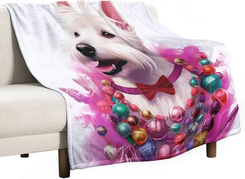 Miniatura 57 de Manta de invierno de acuarela de Navidad en el bosque, manta cálida y acogedora para sofá, cama para adultos, 30 x 40 pulgadas, manta de microfibra