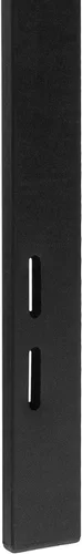 Miniatura 8 de BizChair Cabecero tapizado acolchado de tamaño matrimonial en tela negra Negro