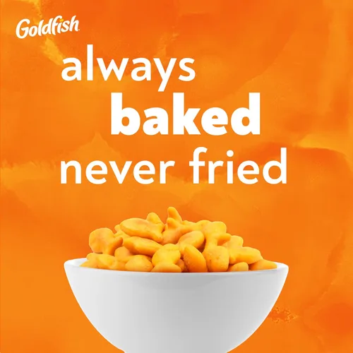 Miniatura 5 de Goldfish Galletas de queso cheddar, galletas horneadas, bolsa de 6.6 onzas