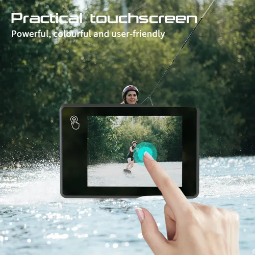 Miniatura 6 de Apexcam M90 Cámara de Acción con Tarjeta de 64GB Cámara de Acción 4K60FPS 64MP WiFi EIS Estabilización de Imagen con Pantalla Táctil Cámara