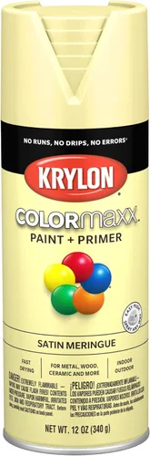Miniatura 24 de Krylon K05599007 COLORmaxx Pintura en aerosol y base para uso en interiores y exteriores, color gris brillante para maquinaria, 12 onzas