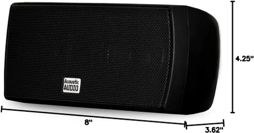 Miniatura 4 de Acoustic Audio by Goldwood Acoustic Audio AA32CB - Altavoz central para interiores, 300 vatios, color negro, 2.5 pulgadas