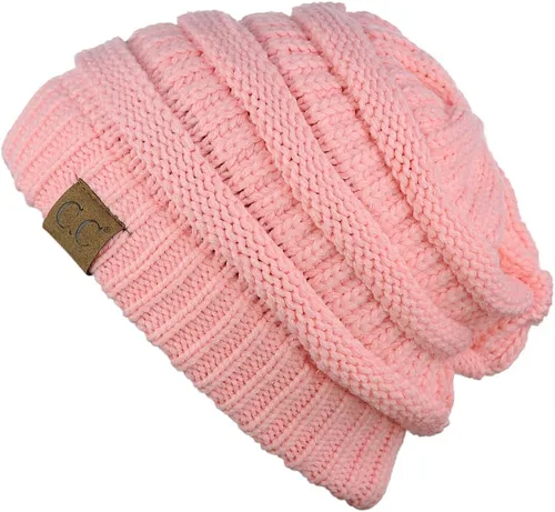 Miniatura 529 de C.C Trendy Warm Chunky Soft Stretch Cable Knit Beanie