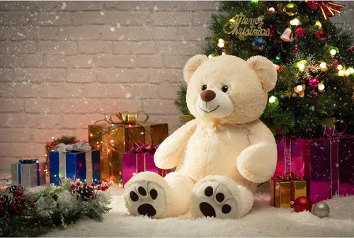 Miniatura 5 de HollyHOME oso de peluche gigante, animal de peluche, diseño de oso grande de 36 pulgadas