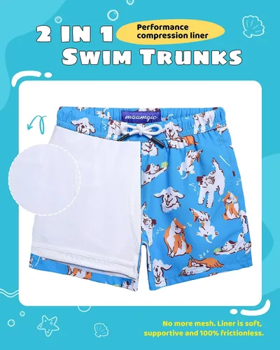 Miniatura 46 de maamgic Traje de baño para niños con forro de compresión elástico para niño