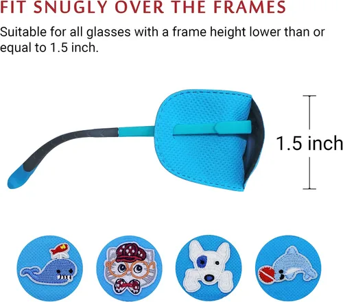 Miniatura 3 de Astropic 4 parches para ojos para niños Parche para ojos para niños Parche médico para ojos para niños con ojo perezoso