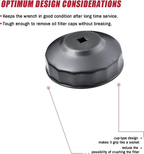 Miniatura 6 de Compatible para 30 piezas tipo taza de aceite Juego de llaves de filtro de aceite juego de herramientas para Mercedes BMW VW Audi Volvo Ford