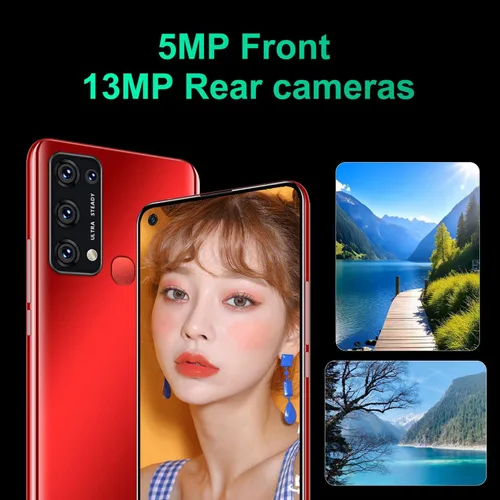 Miniatura 9 de desbloqueo teléfono, pantalla de 6.3 pulgadas, 2 GB de RAM y 32G ROM, cámaras delanteras y traseras, soporte de doble tarjeta SIM banda de Oscuro
