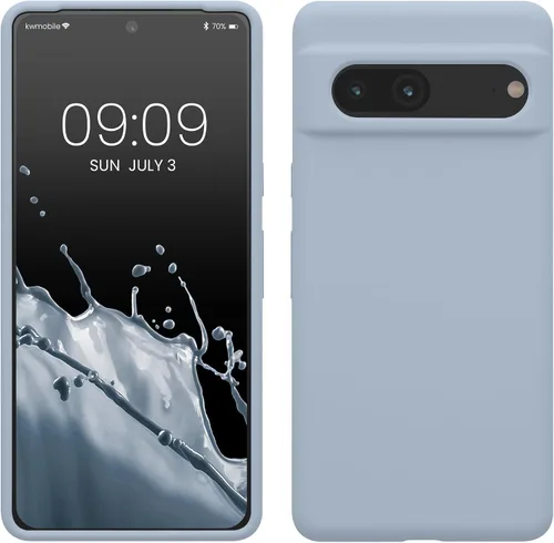 Miniatura 24 de kwmobile Funda compatible con Google Pixel 7 - Funda de silicona TPU con acabado suave - Piedra antigua