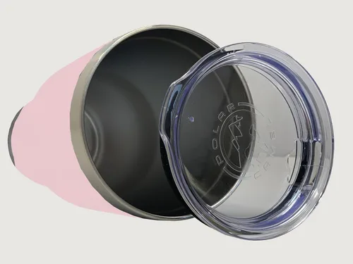 Miniatura 34 de LaserGram Taza aislada al vacío de 20 onzas, asistente médico MA, grabado personalizado incluido (rosa)