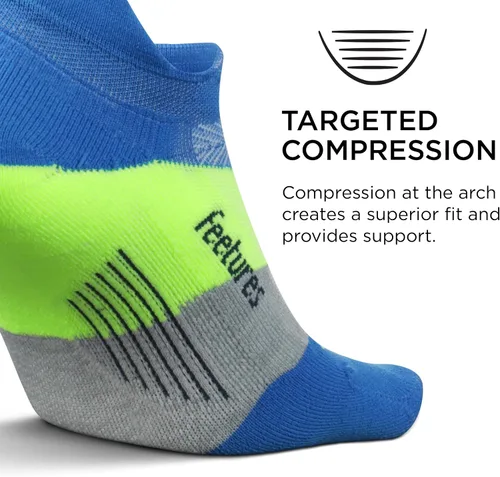 Miniatura 2 de Feetures Elite Light Cushion No Show Tab - Calcetines de correr para hombres y mujeres - Calcetines de compresión atléticos - absorben la humedad