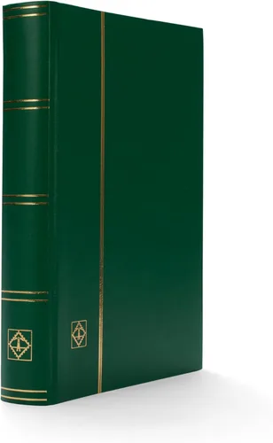 Miniatura 14 de LIGHTHOUSE - Libro de libros de tapa dura "BASIC" para sellos, 64 páginas de cartulina negra A4 con tiras transparentes y bisagras de lino dobles