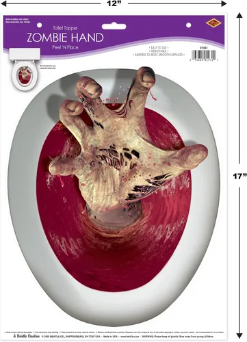 Miniatura 2 de Zombie-Hand Peel 'N Place - Cubreinodoro