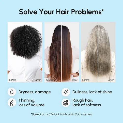 Miniatura 13 de MAREE Acondicionador para cabello para mujeres y hombres – Acondicionador profundo hidratante hidratante color seguro – Hidratante para cabello