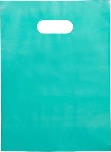 Miniatura 10 de Infinite Pack Bolsa de Plástico con Asa Troquelada Bolsa de 12" x 15" Bolsas de Mercancía de Plástico Negro Paquete de 100 para Venta al Por Menor